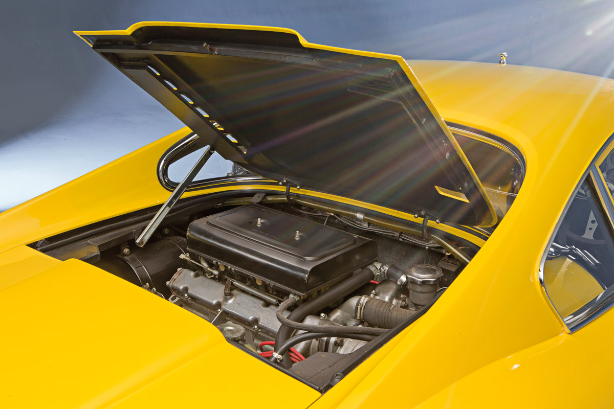 Motor des Ferrari Dino 246 GT